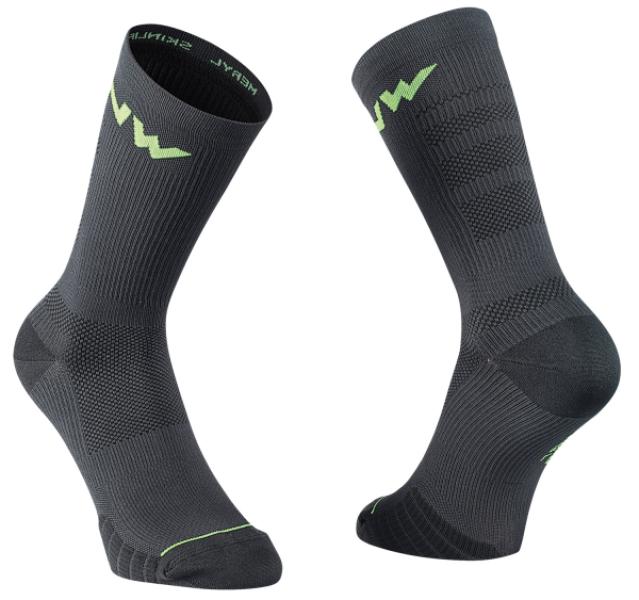 Zokni NORTHWAVE EXTREME PRO XS (32-35) fluo sárga/fekete — 16