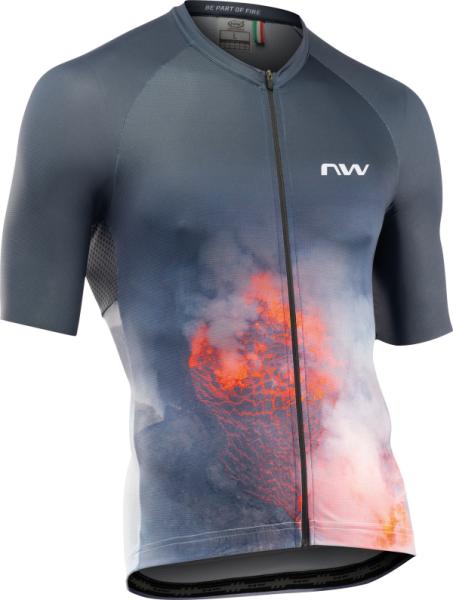 Mez NORTHWAVE ELEMETS FIRE rövid XXL szürke/piros — 5