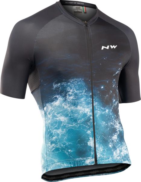 Mez NORTHWAVE ELEMENTS WATER rövid XXL fekete/kék