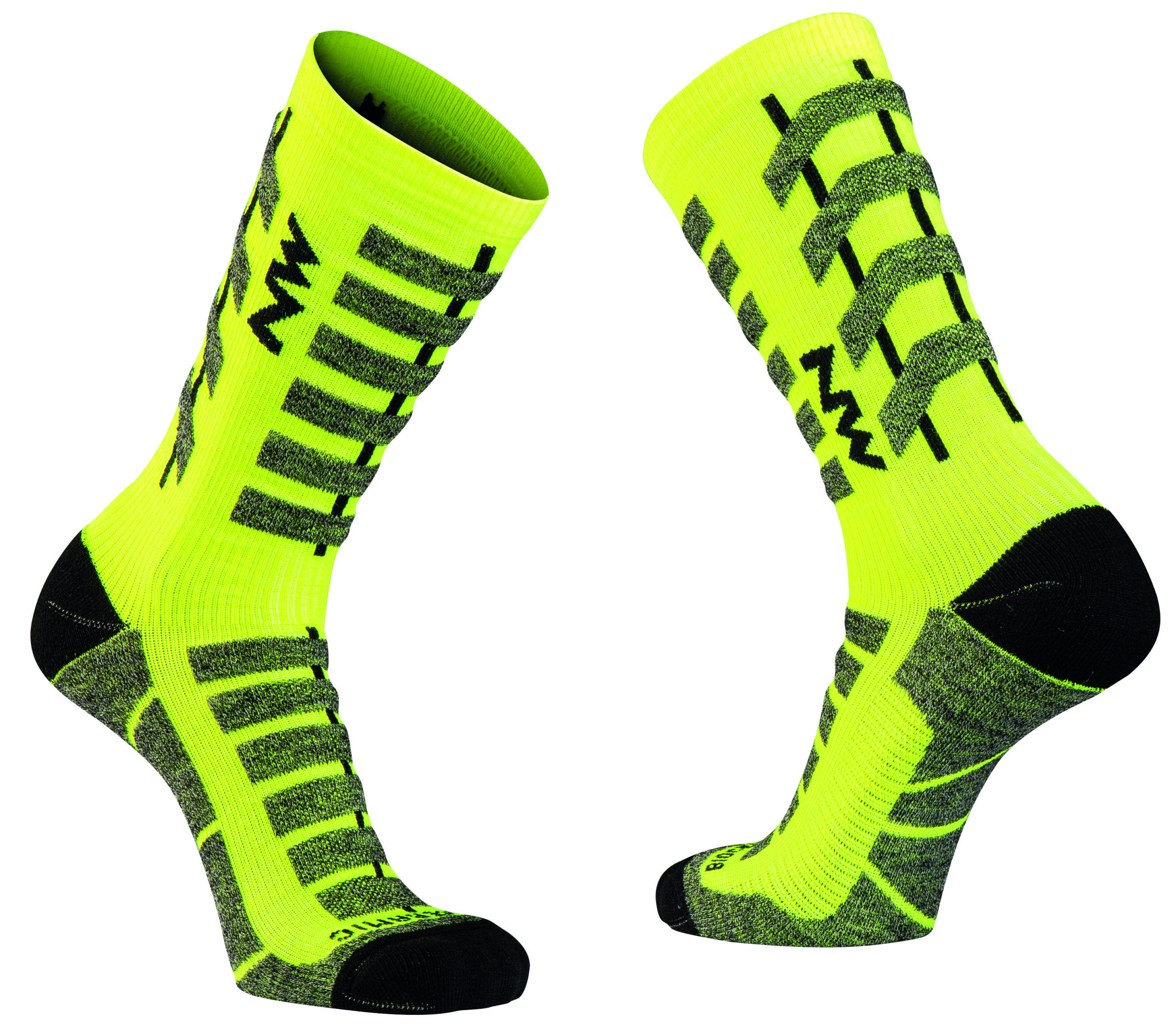 Zokni NORTHWAVE HUSKY CERAMIC HIGH téli S (36-39) sárga fluo