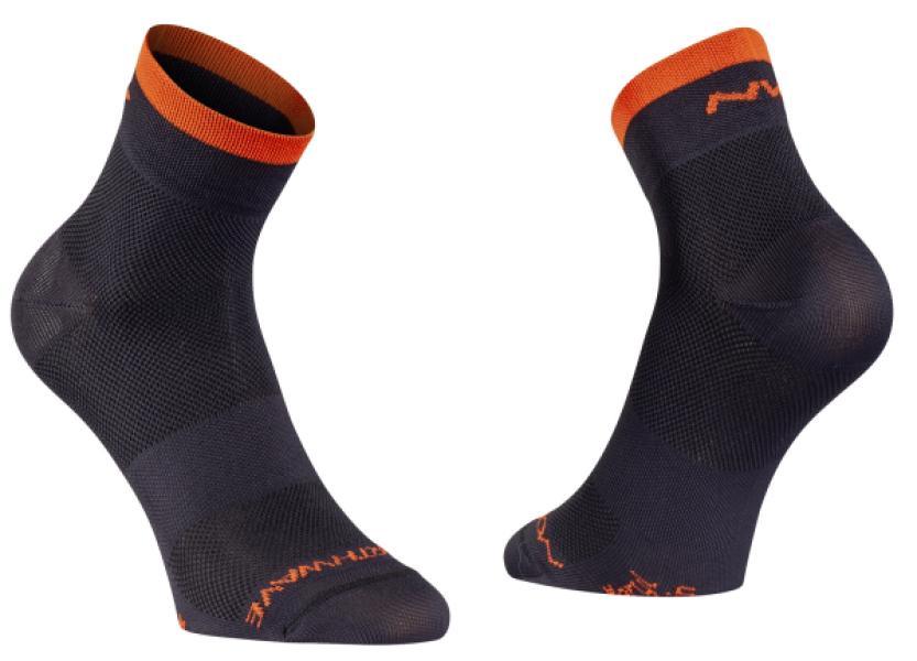 Zokni NORTHWAVE ORIGIN XS (32-35) fekete/narancs