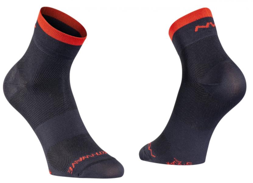 Zokni NORTHWAVE ORIGIN XS (32-35) fekete/narancs — 14