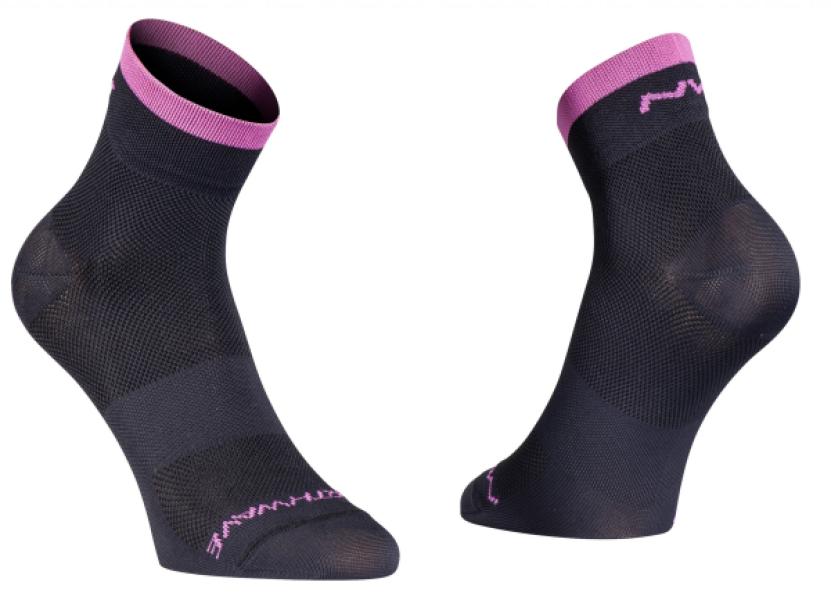 Zokni NORTHWAVE ORIGIN XS (32-35) fekete/narancs — 17