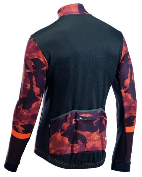 Dzseki NORTHWAVE téli BLADE M Total Protection, camo narancs/fekete — 2