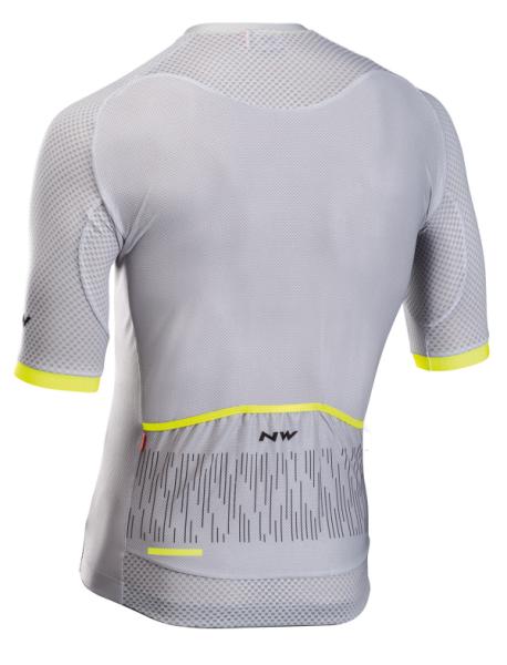 Mez NORTHWAVE STORM AIR rövid XXL világosszürke/sárga — 2