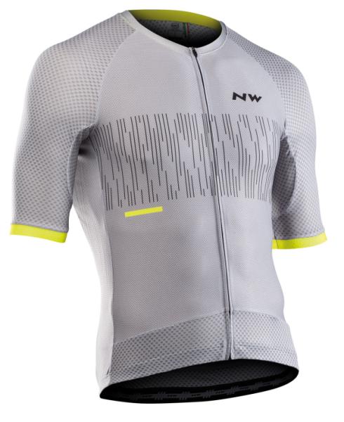 Mez NORTHWAVE STORM AIR rövid XXL világosszürke/sárga — 3