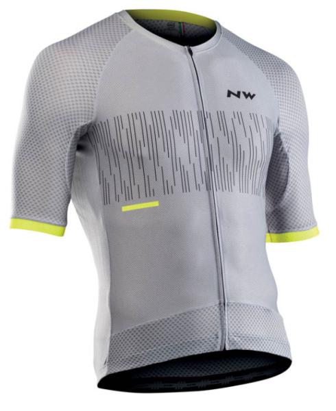 Mez NORTHWAVE STORM AIR rövid XXL világosszürke/sárga — 9