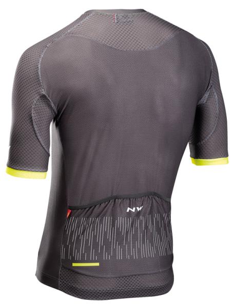 Mez NORTHWAVE STORM AIR rövid XXL világosszürke/sárga — 20