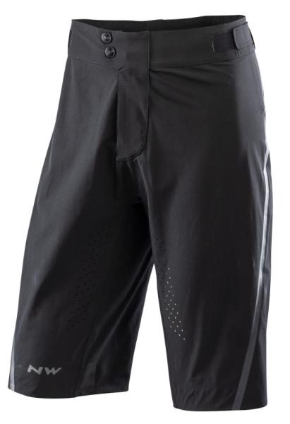 Nadrág NORTHWAVE DOMAIN baggy XXL fekete, betétes alsónadrág nélkül