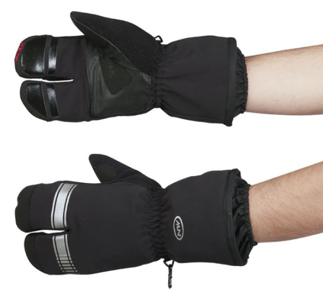 Kesztyű NORTHWAVE téli HUSKY LOBSTER M, hosszú, Extra Protective, fekete