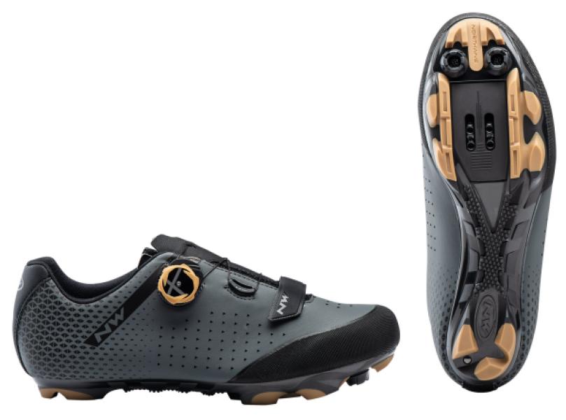 Cipő NORTHWAVE MTB ORIGIN PLUS 2 42 fekete/fluo sárga