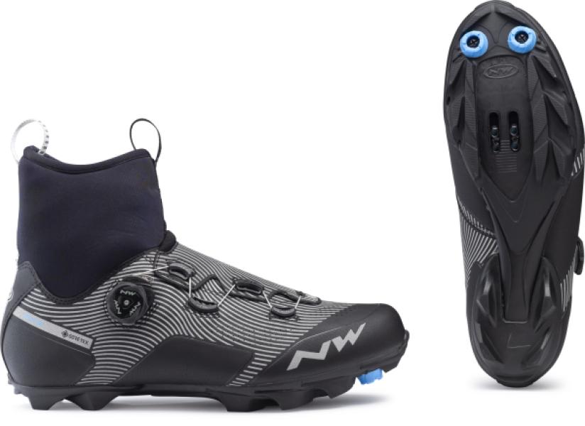 Cipő NORTHWAVE MTB CELSIUS XC ARCTIC 45 téli, fekete/fényvisszaverős — 4