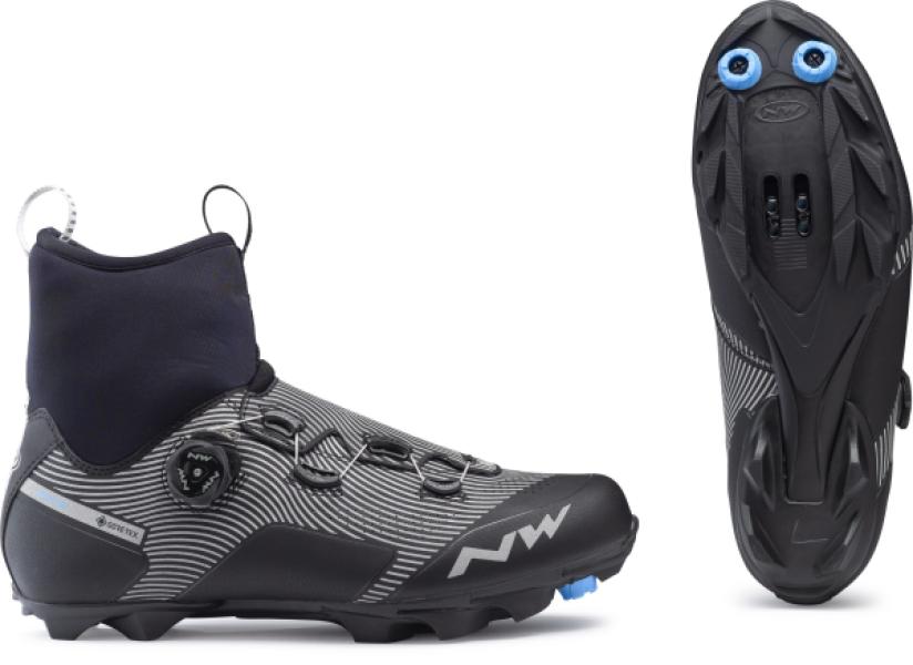Cipő NORTHWAVE MTB CELSIUS XC ARCTIC 45 téli, fekete/fényvisszaverős — 5