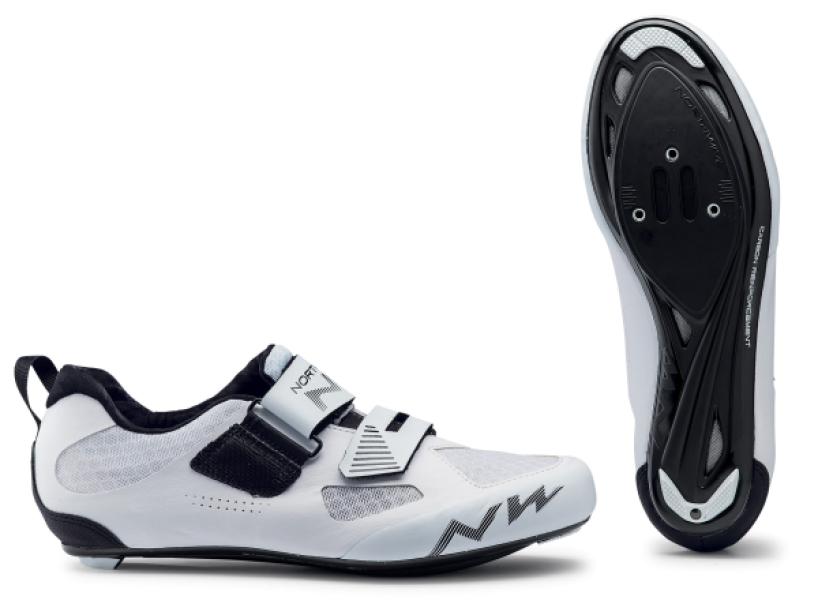Cipő NORTHWAVE TRIAT. TRIBUTE2 CARBON 46 fehér/fekete/színes — 11