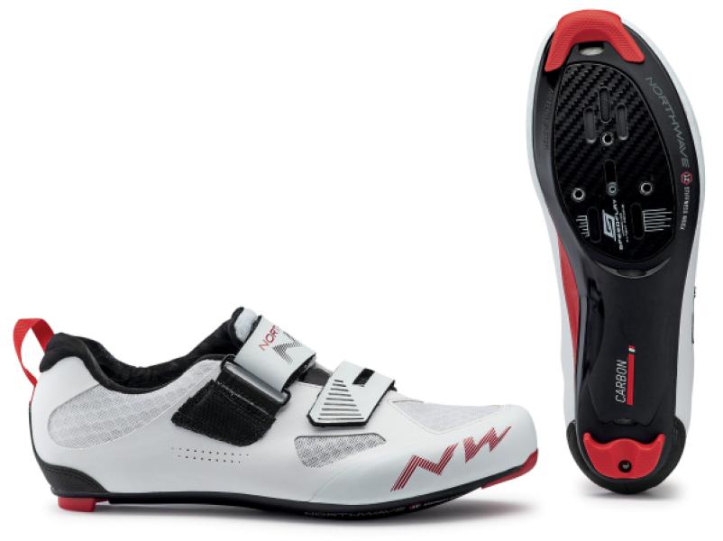Cipő NORTHWAVE TRIAT. TRIBUTE2 CARBON 46 fehér/fekete/színes — 12