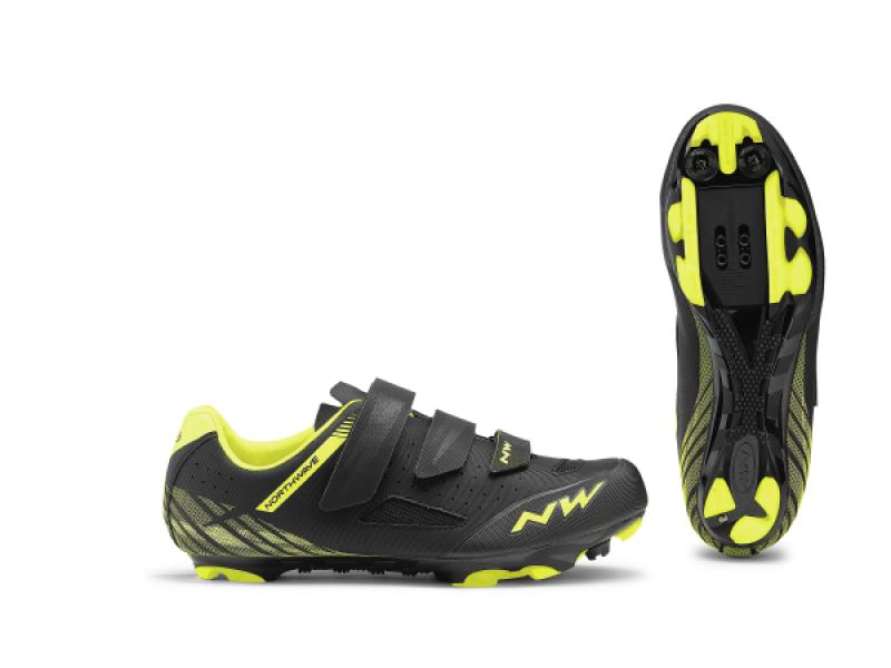Cipő NORTHWAVE MTB ORIGIN 47 fekete-fluo sárga