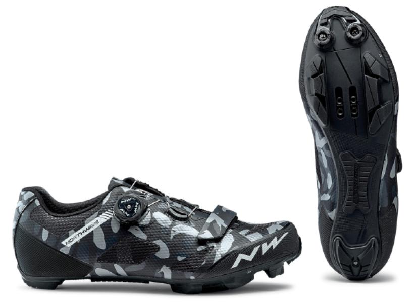 Cipő NORTHWAVE MTB RAZER 45,5 camo fekete