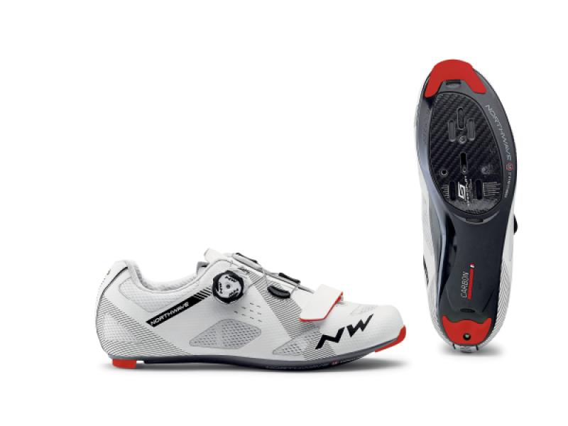 Cipő NORTHWAVE ROAD STORM CARBON 47 antracit/ezüst fényvisszaverős — 15