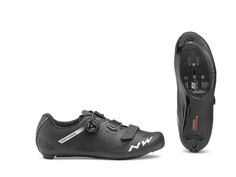 Cipő NORTHWAVE ROAD STORM CARBON 47 antracit/ezüst fényvisszaverős — 16