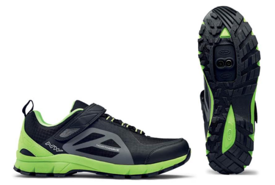 Cipő NORTHWAVE ALL.TER. ESCAPE EVO 48 fekete/zöld — 18