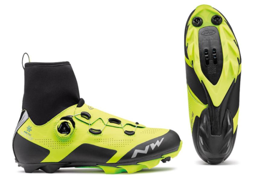 Cipő NORTHWAVE MTB RAPTOR GTX téli 43, fluo sárga — 2
