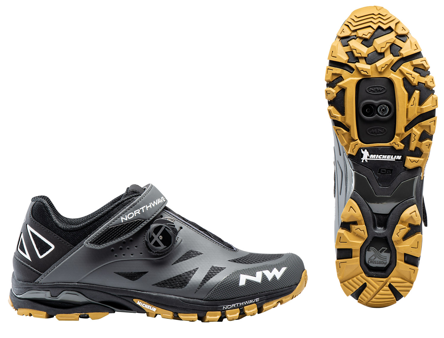 Cipő NORTHWAVE ALL.TER. SPIDER PLUS 2 47 antracit