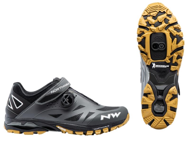 Cipő NORTHWAVE ALL.TER. SPIDER PLUS 2 47 antracit