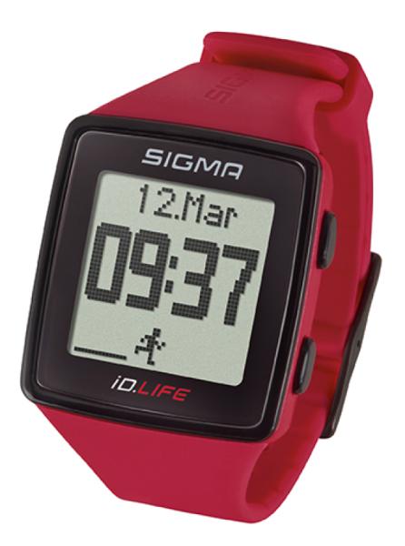 Pulzusmérő SIGMA iD.RUN HR piros - 21507 — 11