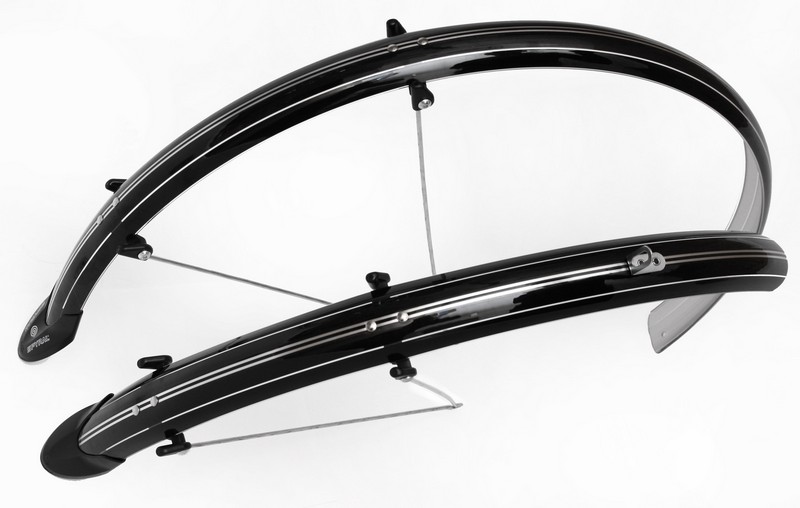 SÁRVÉDÕ SZETT SPYR ANALOGUE 700C28/48 OR  FEKETE-EZÜST