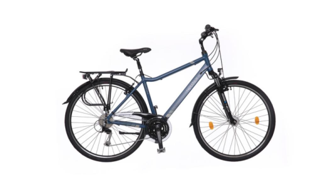 KERÉKPÁR NEUZER RAVENNA 200 FÉRFI  KÉK -SZÜRKE MATT 19" TREKING