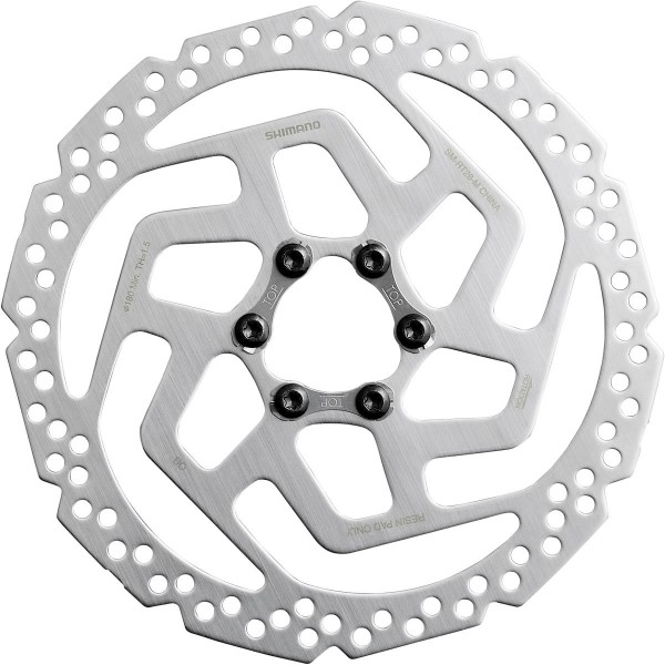 FÉKTÁRCSA SHIMANO SM-RT26  6 CSAVAROS 160 MM zacskós