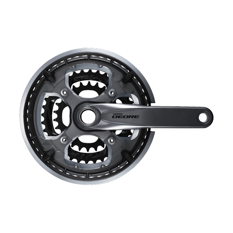 HAJTÓMŰ SHIMANO DEORE FC-T6010 INTEGRÁLT HAJTÓMŰ 26x36x48 , 170 mm és 175 mm hajtókarral,LÁNCVÉDŐVEL HG-X10 ,9-es RENDSZERHEZ IS HASZNÁLHATÓ