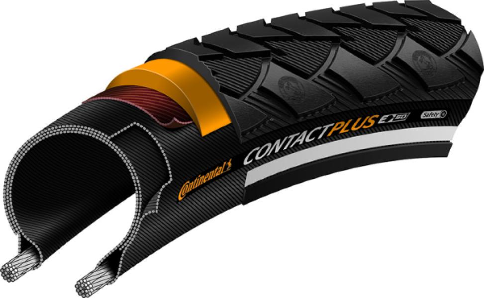 KÜLSŐ GUMI CONTINENTAL CONTACT PLUS 42-622 REFLEKTOROS DEFEKT TŰRŐ — 2