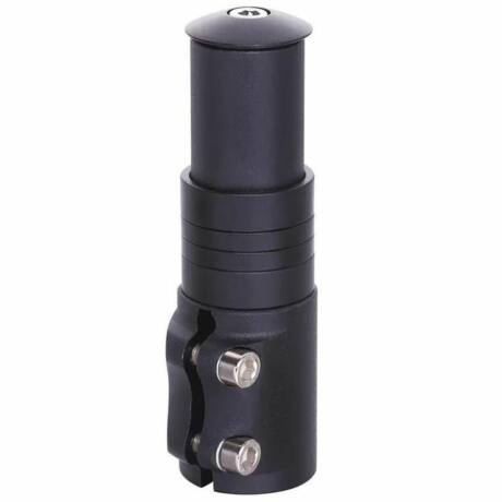 Kormányszár adapter A-Head fekete 1.1/8 70 mm emelés