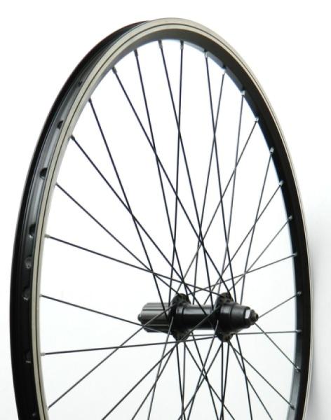 HÁTSÓ KERÉK KAZETTÁS 26"  559  MTB FEKETE DUPLAFALÚ ABRONCS