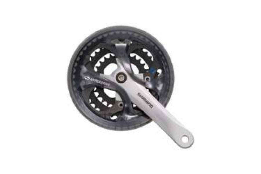HAJTÓMŰ SHIMANO ACERA FC-M361 28-38-48 FEKETE! LÁNCVÉDŐVEL 175 mm hajtókar ,7/8  rendszerhez