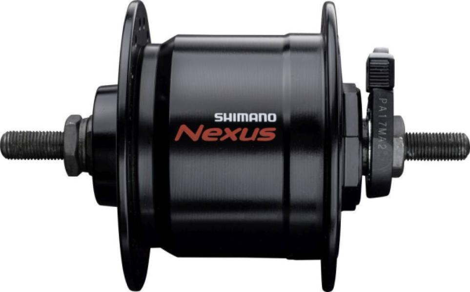 AGYDINAMÓ ELSŐ SHIMANO NEXUS 36L ANYÁS FEKETE ABRONCSFÉK 3.0W