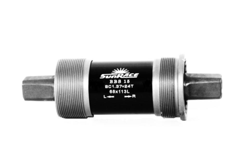 KÖZÉPCSAPÁGY-MONOBLOKK SUNRACE BBS15 NÉGYSZÖG tengelyes 103mm-131mm-ig — 2