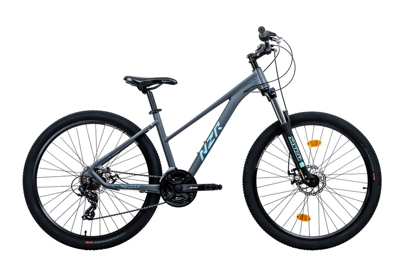 KERÉKPÁR NEUZER  Duster Hobby Disc  27,5" MTB VÁZMÉRET: S vagy M szürke -türkiz
