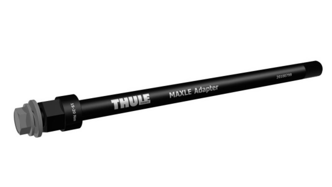 Tengely hátsó agyba THULE Simano M12 x 1.75 162-175mm átütő fekete — 2