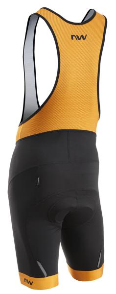 NADRÁG NORTHWAVE FORCE EVO RÖVID L KANTÁROS, FEKETE/OKKERSÁRGA — 2