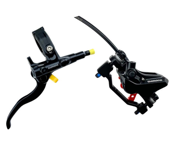 Fékszett hátsó Shimano Deore BL-M4100/BR-MT420  műgyantás (D03S-resin) 4 dugattyó,I-SPEC EV RENDSZER