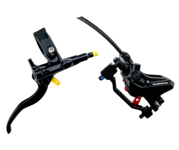 Fékszett hátsó Shimano Deore BL-M4100/BR-MT420  műgyantás (D03S-resin) 4 dugattyó,I-SPEC EV RENDSZER