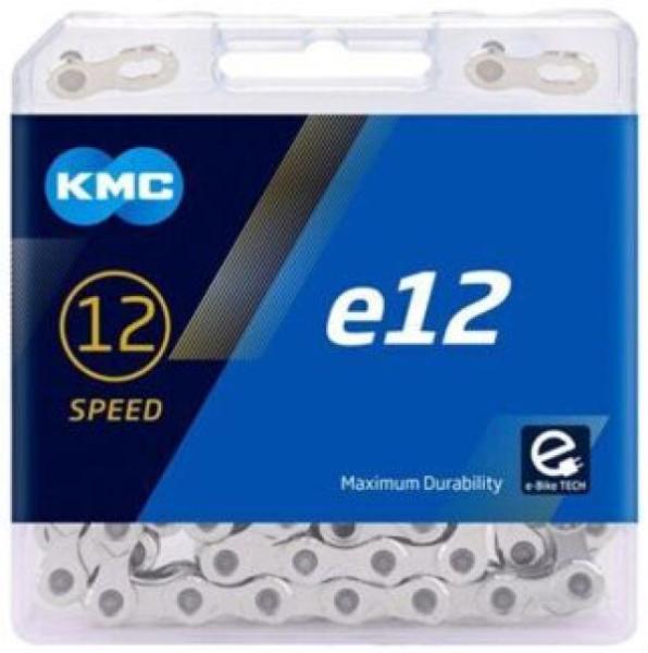 Lánc KMC E12 TURBO e-bike 1/2 x 11/128 130L SILVER — 4