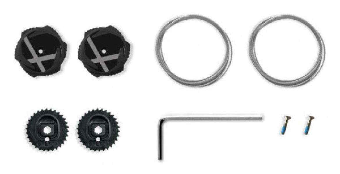 Cipő tartozék NORTHWAVE SLW X-DIAL csat szett, fekete — 2