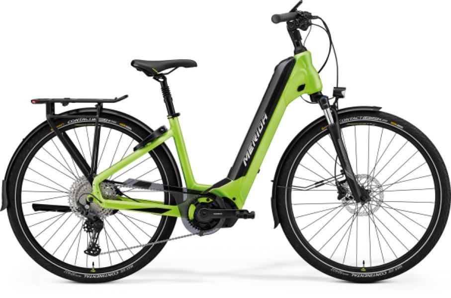 MERIDA 2021 eSPRESSO CITY 675 EQ S (43) MATT ZÖLD/FEKETE — 2