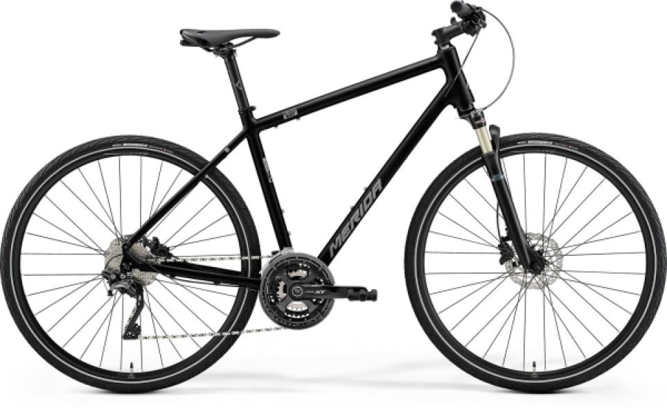 MERIDA 2021 CROSSWAY XT-EDITION FÉNYES FEKETE (MATT EZÜST)