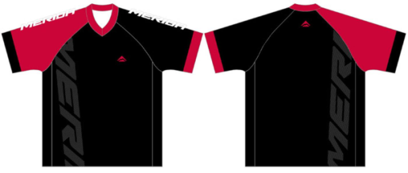 Mez MERIDA F45 rövid piros fekete V Freeride Enduro - 740802-F45RED — 2