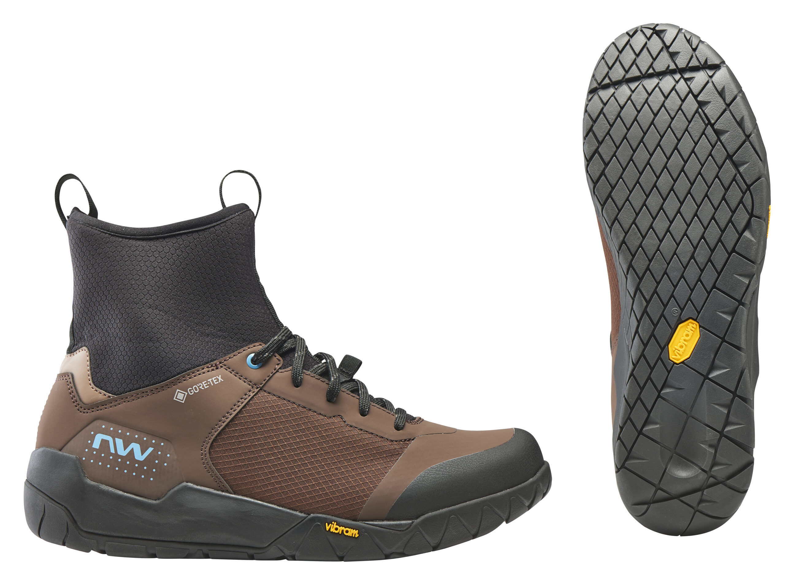 Cipő NORTHWAVE MTB MULTICROSS MID GTX 39 téli, fekete/barna