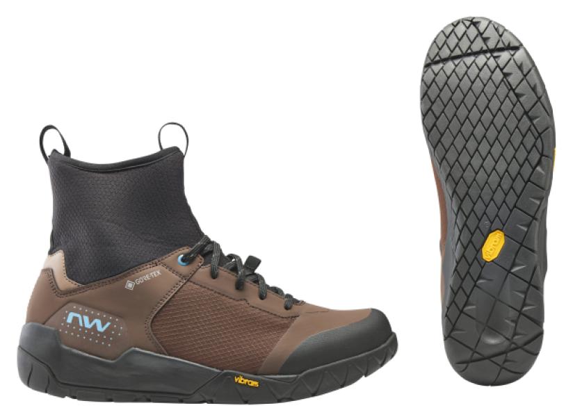 Cipő NORTHWAVE MTB MULTICROSS MID GTX 39 téli, fekete/barna